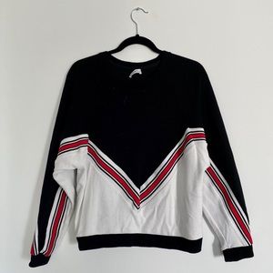 Pull and Bear Varsity Crewneck Sweater